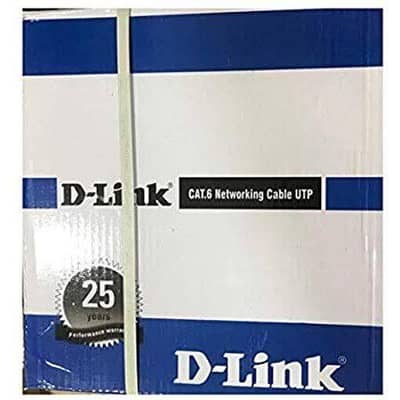 D-Link Cat6 UTP LAN Cable – 24 AWG, 305M Roll (Original)