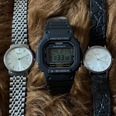 TISSOTS & G-SHOCK Casio
