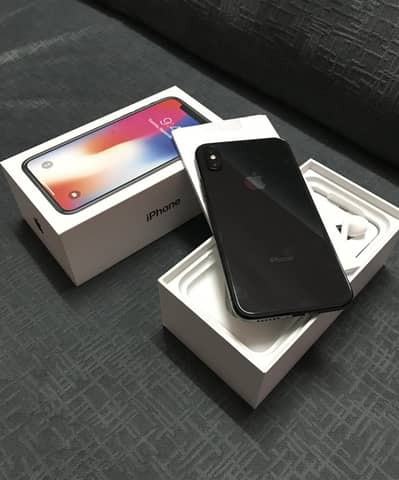 Apple iPhone X 256 GB mein official PTI pro 10 by 10 condition