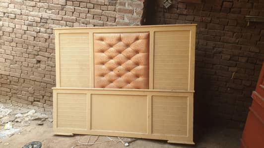 deyar wood bed +2 sidetable+draising+ nolty foam 5 seater sofa