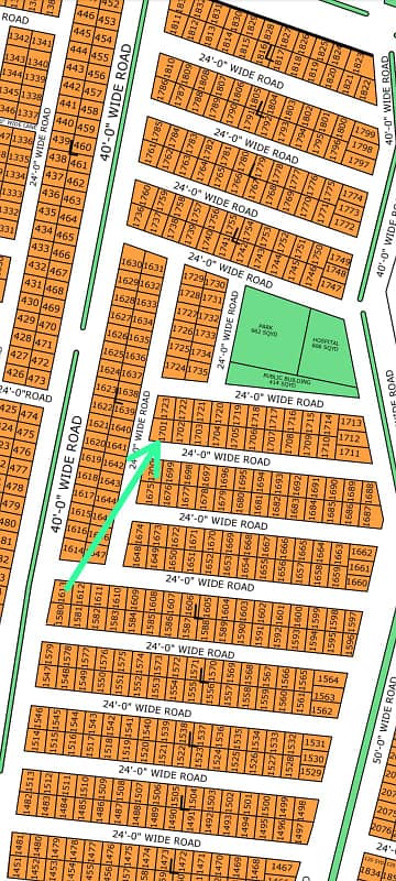 CORNER WEST OPEN 85 SQ YARDS PLOT FOR SALE AT GOLD BLOCK NTR-01
