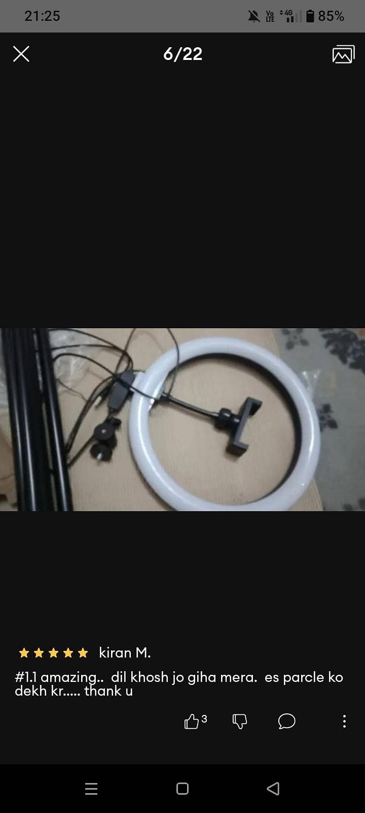 Ring light with stand 0