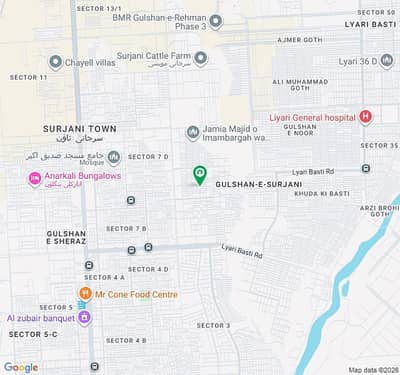 1017 Yards Industrial Plot, Sector 8, Surjani Town, Karachi