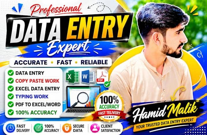 Need Data Entry Online Work Any Type Or Data Entry 0