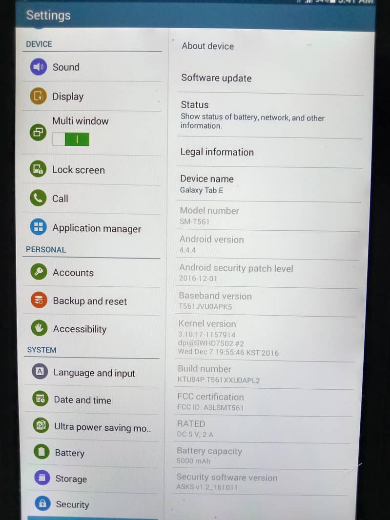 Samsung Galaxy Tab E 2