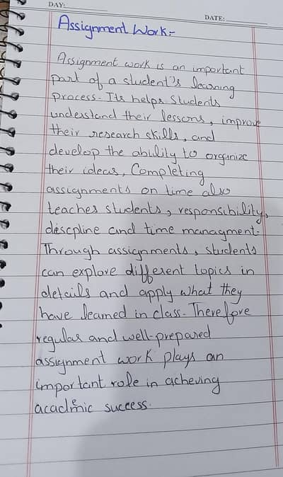 Assignment writing