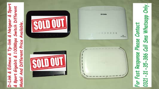 tplink netgear dlink 8port switch