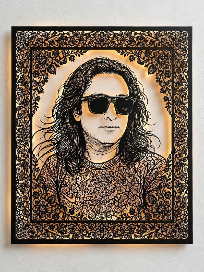 Memorable Metal  Frames With Light. 5