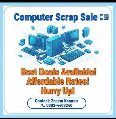 sale you're old computer scrap computer