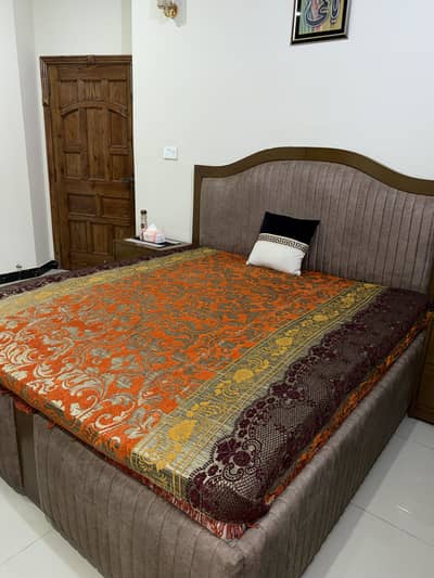 New king size bed 2 side tables one dressing table without mattress…