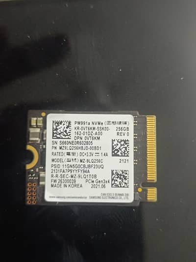 Samsung 256gb ssd