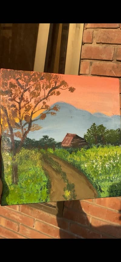 Handmade landscape painting
