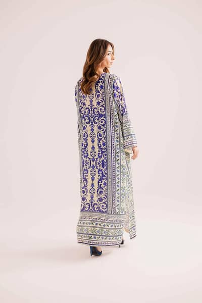 Trending printed blue kaftan