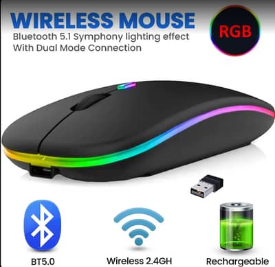 Gaming mouse with RGB lights