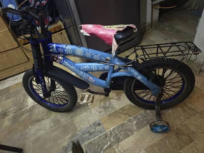imported cycle for girls frozen cartoon look