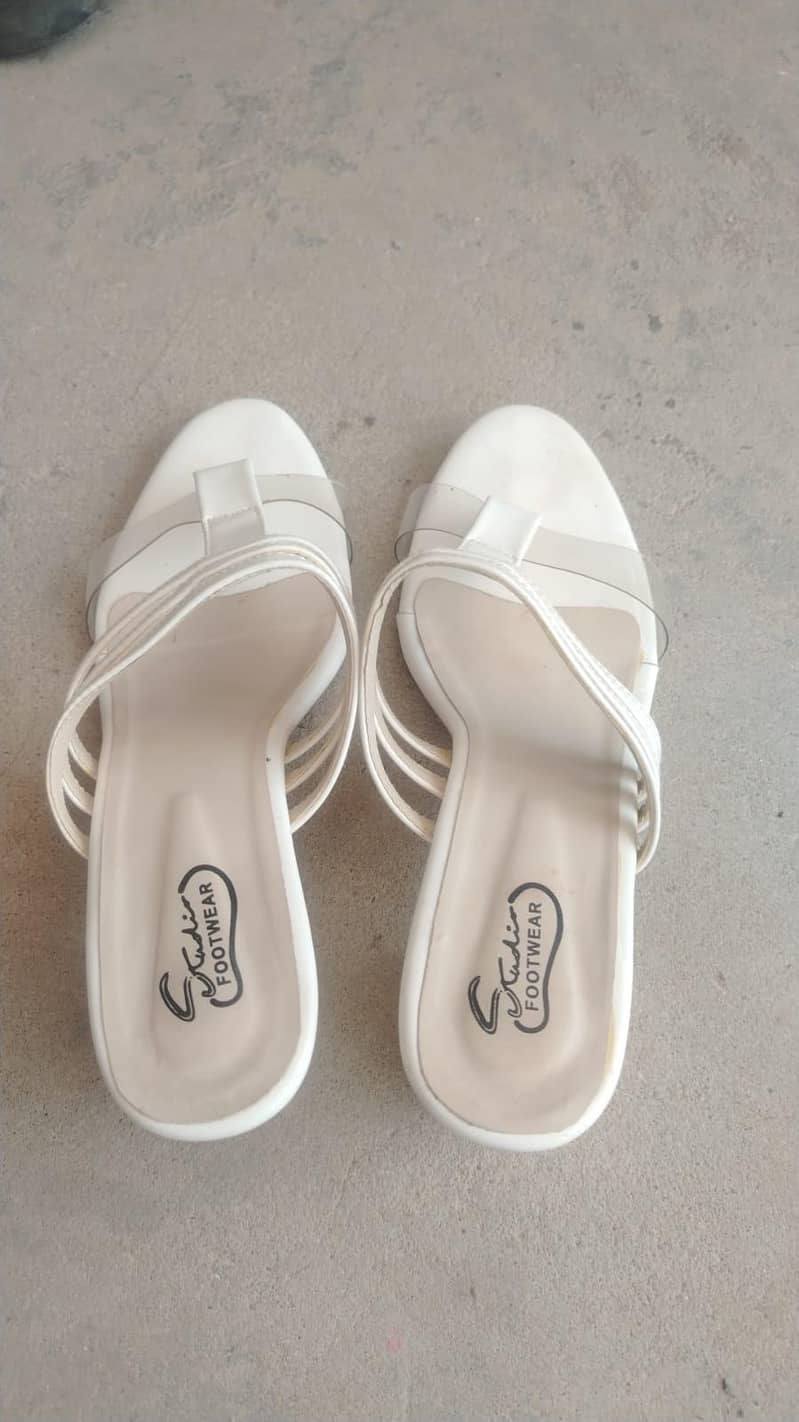 white sandals 1