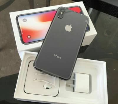Apple iPhone X 256 GB mein official PTI pro 10 by 10 condition