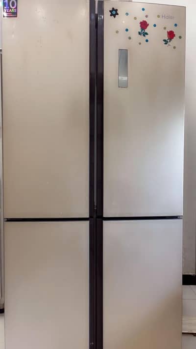 Haier double door refrigerator for sale