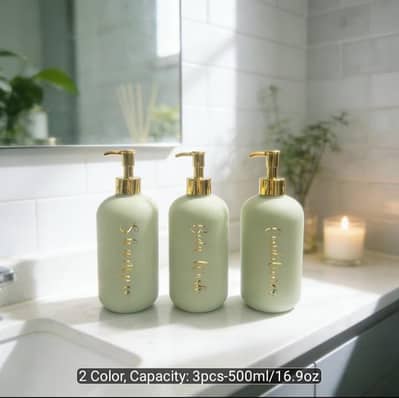 3pc- Shampoo, Body Wash, Hair Conditioner