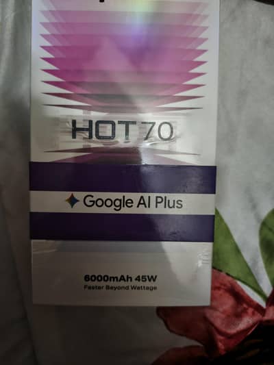 Infinix Hot 70 non active Box pack 6/128