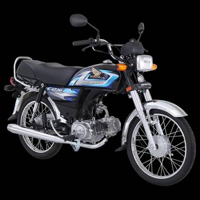 New Honda CD70 2027 Black and Silver Edition