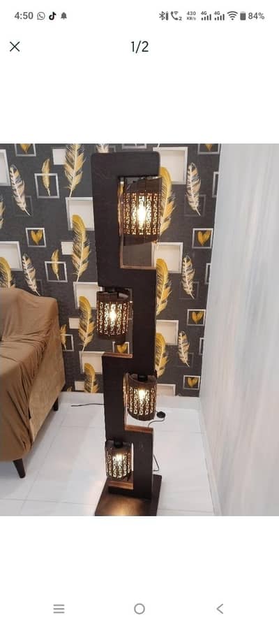 Stylish Decorative Standing Floor Lamp – 4 Light