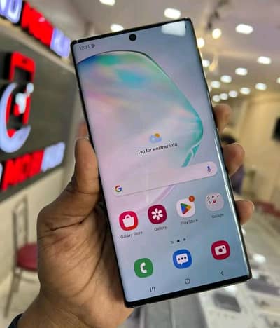 Samsung Mobile Note 10 Plus 12 256 GB mein official PTI pro 10 by 10