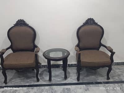 Coffee Chairs and Coffee Table