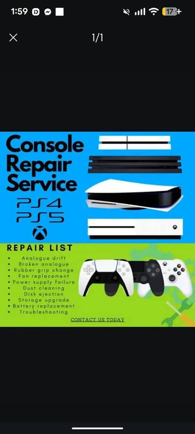 PS5/PS4/PS3/XBOX 360 CONTROLLER & CONSOLE REPAIR INSTALLATION