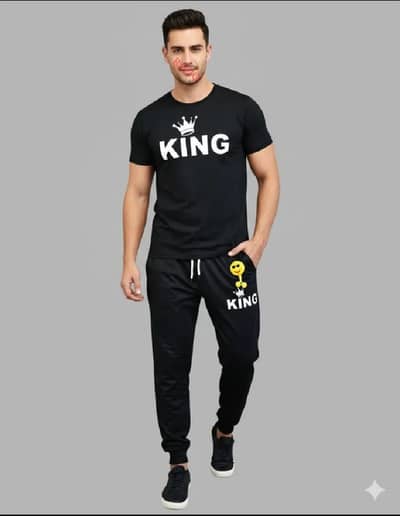 NEW ARRIVAL TRENDY PRINTED SUMMER PRINTED TRACKSUIT FOR MEN