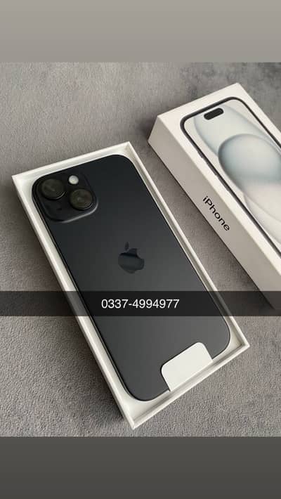 Apple iPhone 15 JV with box lush condition