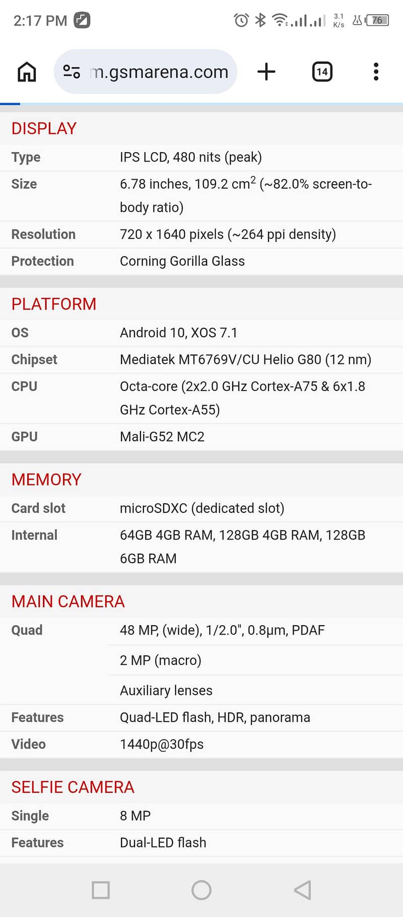 Infinix Note 8i 8
