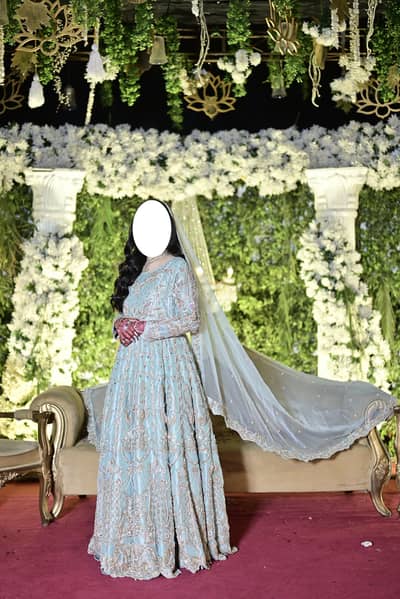 Faiza Saqlain Replica Bridal Maxi | With Veil