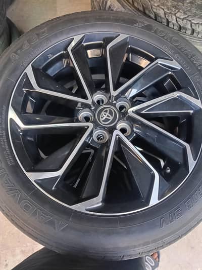 16 inches 100 pcd grande latest model genuine alloy rim set