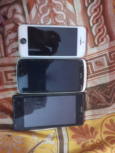 iphone 5 htc and Qmobile