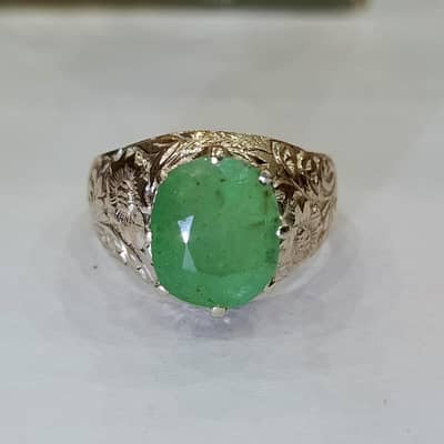 natural gemstones and silver rings