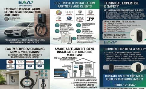 Professional EV Charger Installation Across Karachi & Sindh