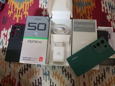 infinix Note 50 8/256 box charger complete