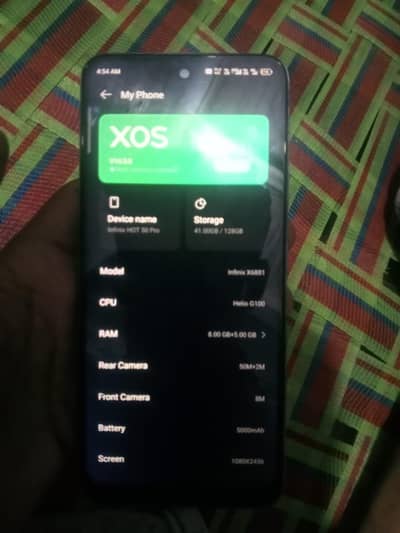 Infinix hot 50 pro grey color 03472818814