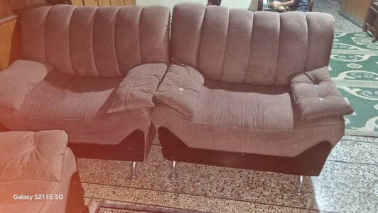 7 Seater Sofa - Used, Sold as it Is.
