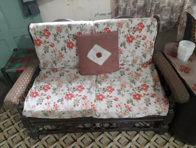Two Seater Sofa Wooden