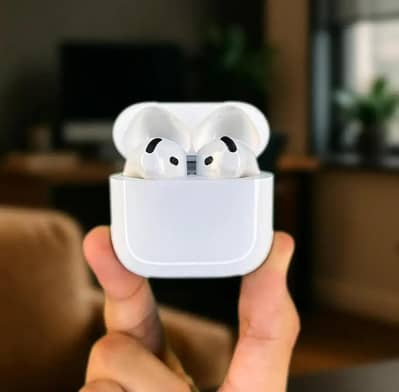 white air pods pro 4 with anc