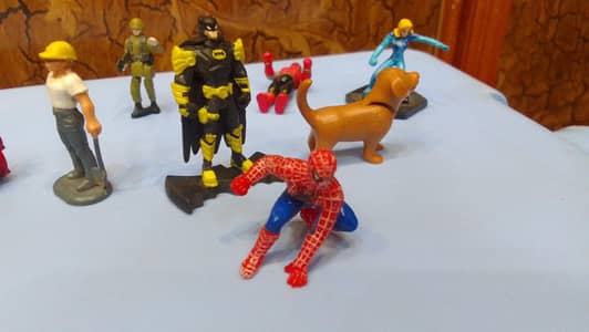 Different Miniature Action Figures (Collectibles)