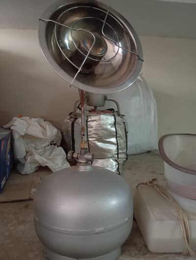potable heater with cylinder and steamer