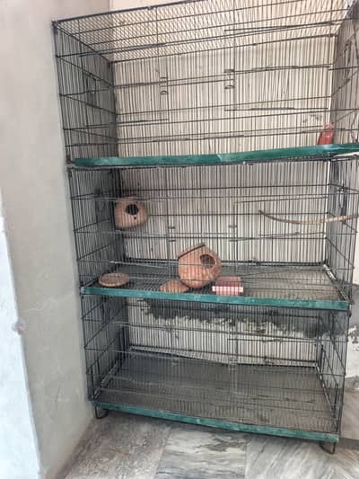 3 Portion Cage with 2 Matki