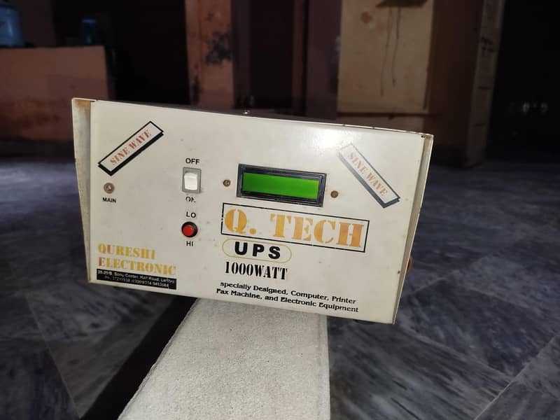 Q. tech pure sinwave ups 0