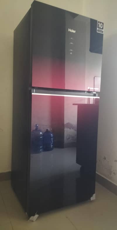 Haier Glass Door Digital Inverter Fridge