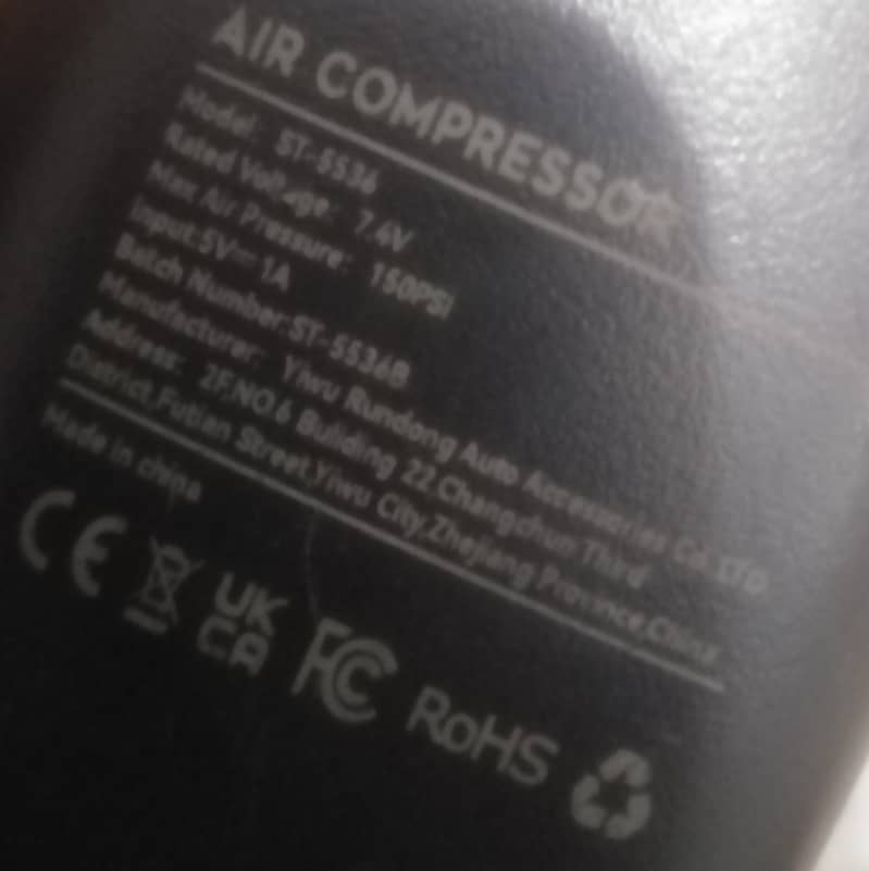 Air compressor 8