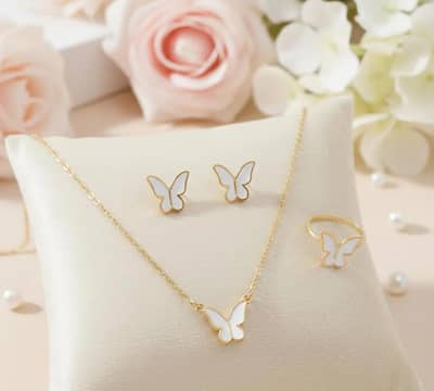 butterfly necklace for women of alloy