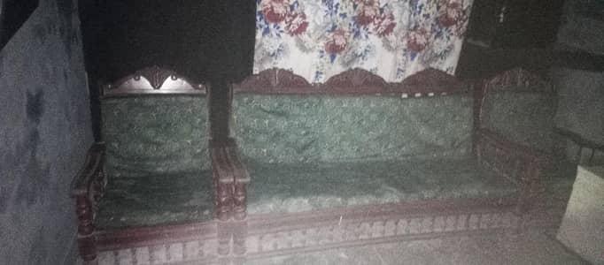 Wooden sofa Set 5 Seater